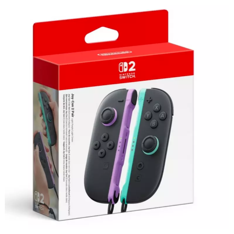 Consoles de Jeu Joy-Con 2 Paires pour NINTENDO SWITCH 2 - Violet Clair/Vert · Smarty Paris